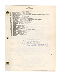Tupac Shakur Personally Owned Hand-Annotated "Live 2 Tell" Original Script