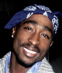 Tupac Shakur Owned & Worn Blue Bandana Do-Rag