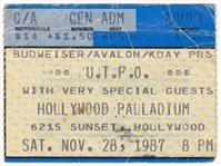 Eazy-E Featuring N.W.A Original Concert Ticket Stub 11/28/1987