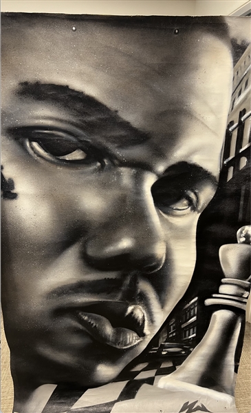 The Game Original Hand Painted and Signed Backdrop Artwork