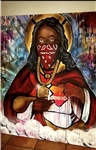 The Game Owned Incredibly Rare "Jesus Piece" Original Artwork Piece Skyler Grey Original