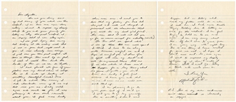 Michael Jordan Original Archive of 1981 Handwritten & Signed High School Love Letters Michael Says I Hope to Make a Living From Basketball (PSA & JSA)