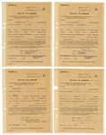 The Beatles Historic Collection of Signed 1963-1965 Contracts Joining Performing Rights Society Officially Becoming Composers (Caiazzo & REAL)