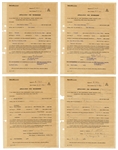 The Beatles Historic Collection of Signed 1963-1965 Contracts Joining Performing Rights Society Officially Becoming Composers (Caiazzo & REAL)