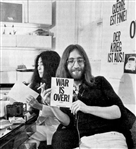 John Lennon Signed “War is Over” Postcard Owned by John Lennon (Caiazzo, JSA & REAL)
