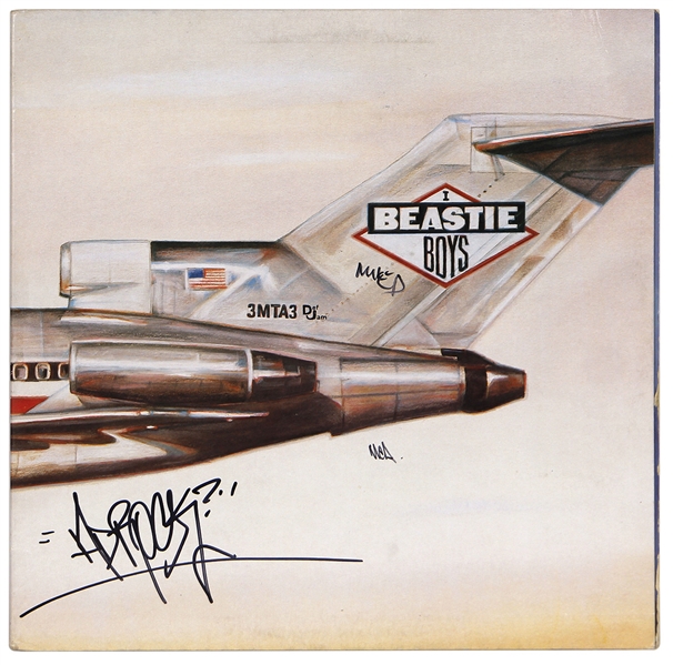 Beastie Boys Group Signed “Licensed to Ill” Album (JSA)