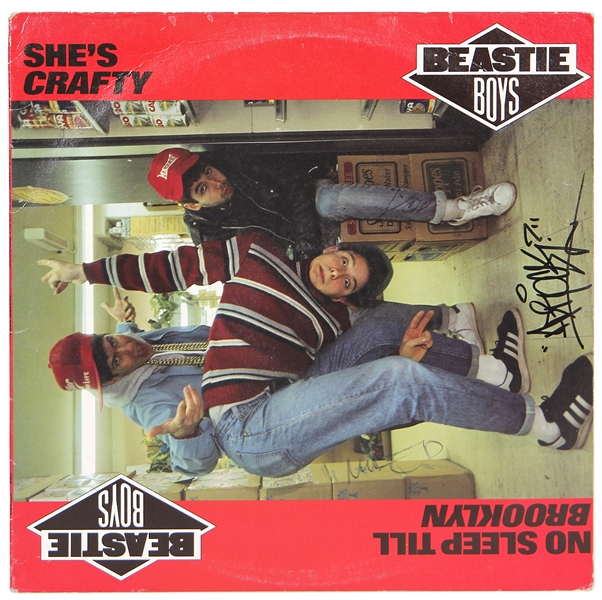 Beastie Boys Group Signed “No Sleep Till Brooklyn” LP (JSA)