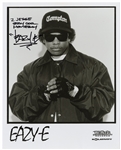 Eazy-E NWA Signed Promotional Photograph