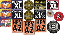 Lot of 16 Original Rap Stickers