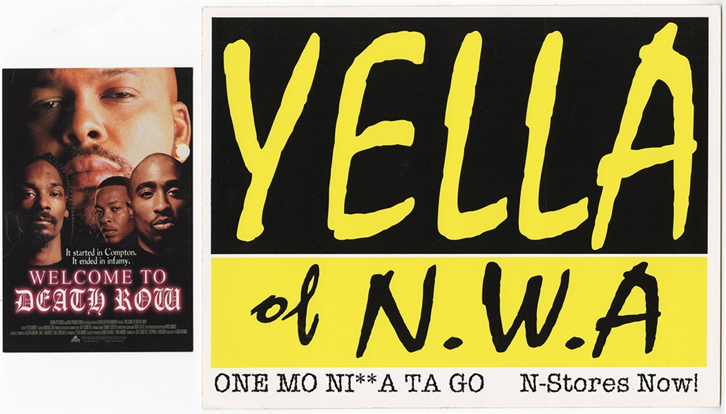 Tupac Shakur & NWA Original Rap Stickers