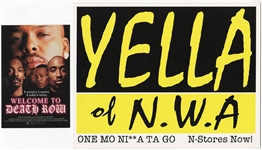 Tupac Shakur & NWA Original Rap Stickers
