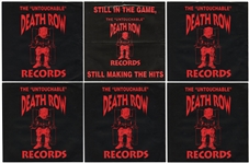 Lot of 6 Death Row Records Original Stickers Incredibly Rare