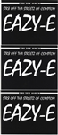 Lot of 3 Eazy-E NWA (Straight Off The Streets of Compton) Stickers