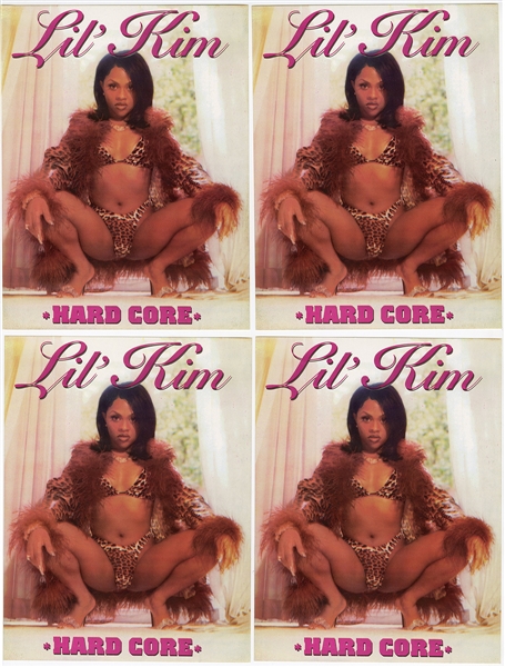 Lot of 4 Lil Kim Original Rap Stickers