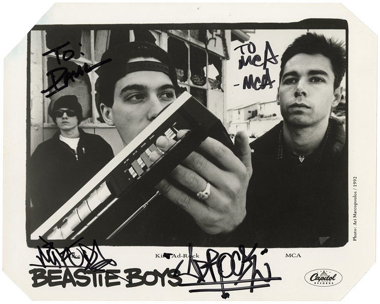 Beastie Boys Signed Promotional Photograph (JSA)