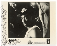 Tupac Shakur Incredibly Rare Signed “Juice” Press Photograph with Lengthy Inscription (JSA)