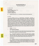 Toni Braxton Archive of Contracts including Original Recording Contract