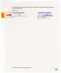 Toni Braxton Archive of Contracts including Original Recording Contract