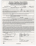 Toni Braxton Archive of Contracts including Original Recording Contract