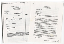 Toni Braxton Archive of Contracts including Original Recording Contract