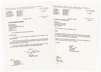 Toni Braxton Archive of Contracts including Original Recording Contract