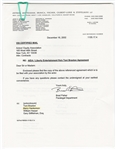 Toni Braxton Archive of Contracts including Original Recording Contract