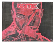 The Game Owned Original “The Red Album” Painting on Canvas