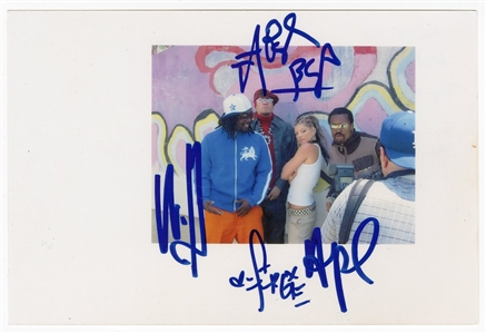 Black Eyed Peas Band Signed Photograph