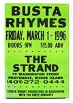 Busta Rhymes at The Strand 1997 Original Concert Poster