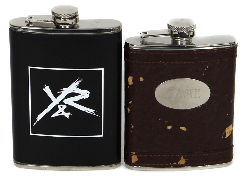 The Game Personally Owned Flasks (2) With “The Game” Engraved