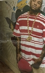 The Game Owned 50 Red & Black Plastic Gold Chains