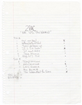 Tupac Shakur Handwritten & Signed “Me Against the World” Album Liner Notes (JSA)
