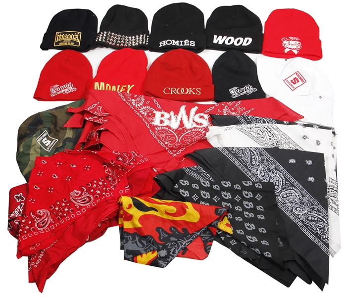The Game Owned & Worn Beanies/Hats (11) and Do-Rag’s (20+)