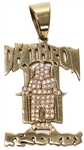 Death Row Records 14KT Gold & Diamond Pendant Commissioned By Suge Knight for Death Row Records Artists Such As Snoop Dogg (Suge Knight Collection)