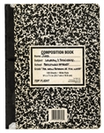 The Game Handwritten Lyrics Notebook