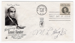 Martin Luther King, Sr. Signed FDC Envelope