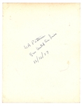 William A. Patterson Signed Photograph (President of United Airlines)