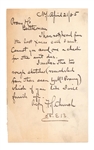 Historic Artists Frederick Church Letter & Albert Bierstadt Signature