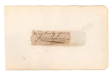 Historic Artists Frederick Church Letter & Albert Bierstadt Signature
