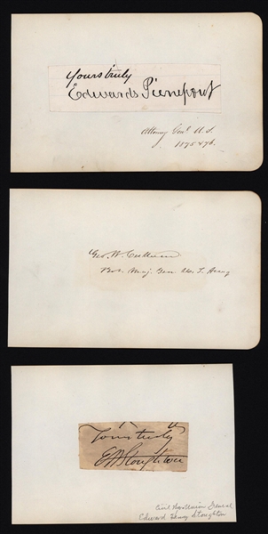 Civil War-Related Signatures (7 pages)