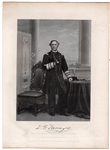 Admiral David Glascow Farragut Autograph with Vintage Photo Engraving