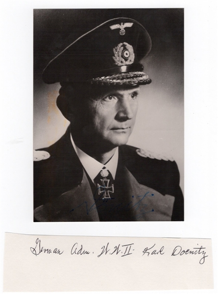 Karl Donitz Signed Photograph (WWII German Admiral)