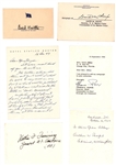 Lot of Military Signed Correspondence and Photographs (15)