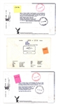 Sinking of the Bismarck Autographed Decorated Commemorative Envelopes