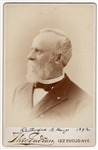 President Rutherford B. Hayes Signed Cabinet Photograph (JSA)