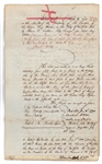 19th Century Property Deed NYC Sailors Snug Harbor