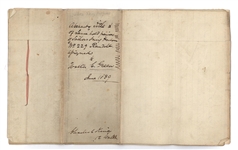 19th Century Property Deed NYC Sailors Snug Harbor
