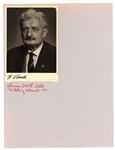 Hermann Oberth Signed Real Photo Postcard (Rocketry Pioneer)