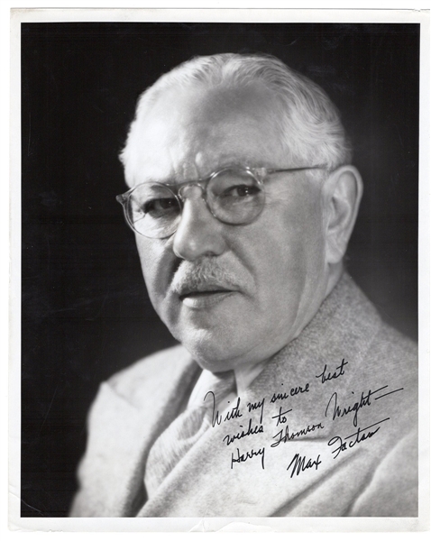 Max Factor Signed Photograph (Maksymilian Faktorowicz)-Max Factor Founder 1907