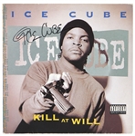 Ice Cube Signed “Kill at Will” Album